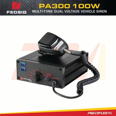 FEDSIG PA300-100 Watt Multi-Tone Dual Voltage Emergency Vehicle